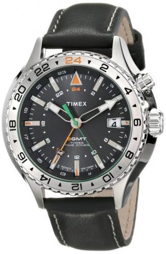 TIMEX 3-GMT インテリジェントクォーツ T2P452 メンズ 腕時計