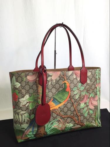 GUCCI グッチ ティアン GGスプリームキャンバス 412096 トートバッグ