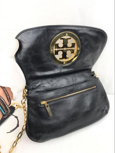 wordltime26 / TORY BURCH トリーバーチ レザー 黒 チェーンショルダー ...